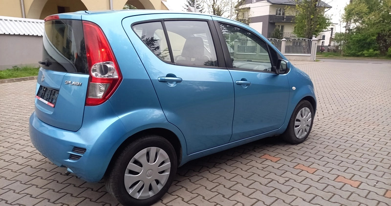 Suzuki Splash cena 18999 przebieg: 149365, rok produkcji 2012 z Kraków małe 352